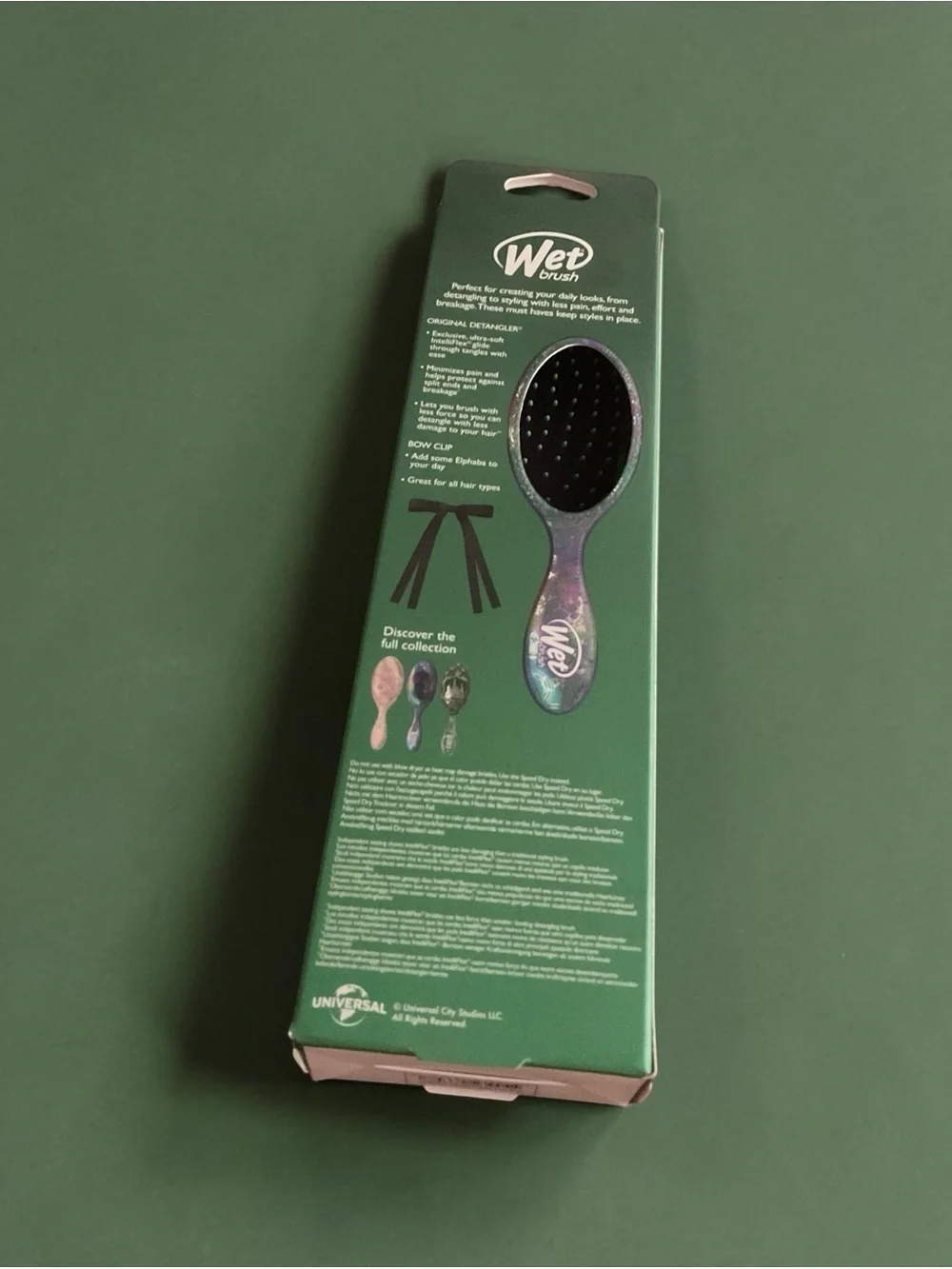 Wet Brush 🧹Wickedly Beautiful 🧹Detangler  Brush with Black Hair Bow